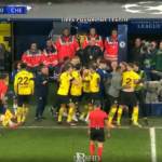 A Dortmund és a Chelsea játékosai egymással emberkedtek a 89.percben –  VIDEÓ