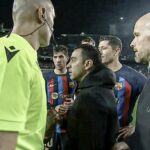 Xavi helyre tette a játékvezetőt a Barcelona-United meccs után – VIDEÓ
