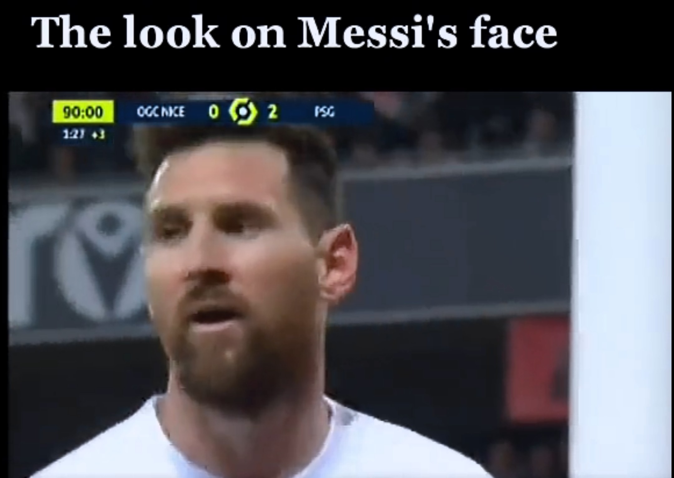 Lionel Messi így reagált miután Mbappé passz helyett kirúgta a labdát a stadionból – VIDEÓ