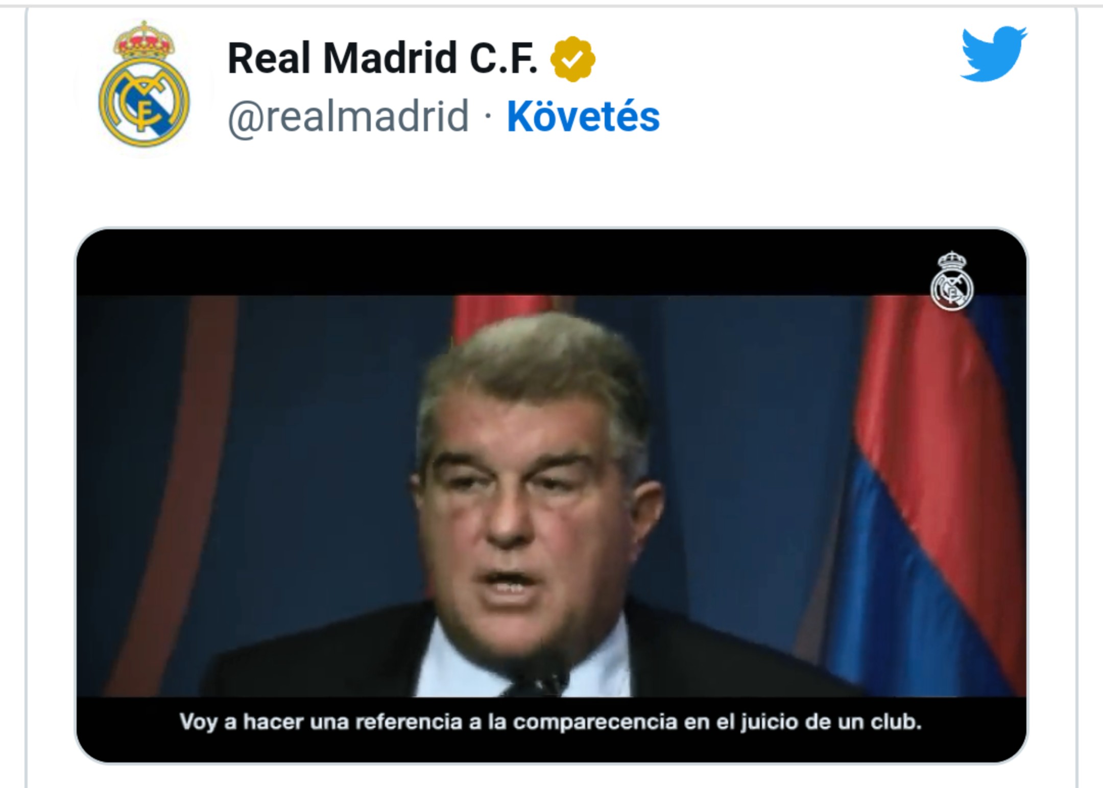 A Real Madrid erős videóval üzent a Barcelonának – VIDEÓ