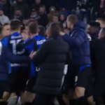 Összeverekedtek egymással a Juventus és az Inter játékosai –  VIDEÓ