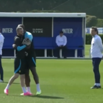 Az Inter két játékosa egymással emberkedett az edzésen –  VIDEÓ